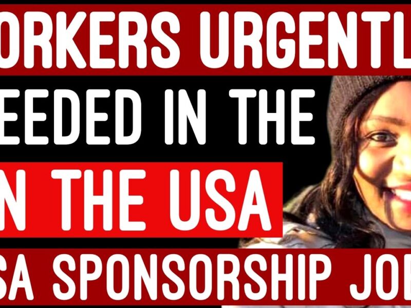 No Degree? No Problem! $50K+ Visa Sponsorship Jobs in the USA Hiring Now