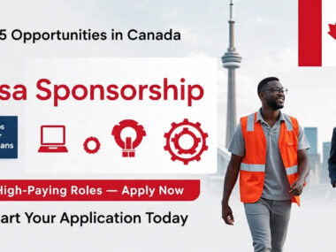 Work in Canada in 2025: Best Visa Sponsorship Jobs for Skilled & Unskilled Africans