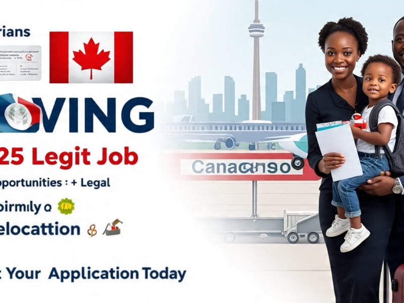 Nigerians Moving to Canada in 2025: Legit Job Opportunities + Legal Relocation Process