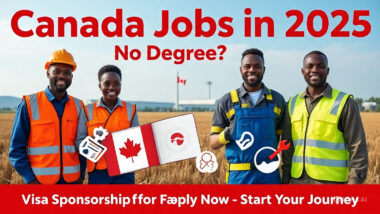 No Degree? No Problem! Canada Jobs with Visa Sponsorship for Foreign Workers in 2025