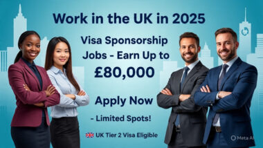 UK Jobs with Visa Sponsorship and Salaries Up to £80,000 in 2025 – Apply Now