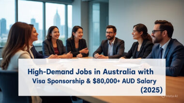 High‑Demand Jobs in Australia with Visa Sponsorship & $80,000+ AUD Salary (2025)
