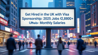 Get Hired in the UK with Visa Sponsorship: 2025 Jobs Offering £2,800+ Monthly Salaries
