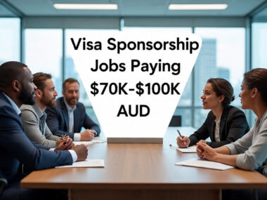 Work in Australia: 2025 Visa Sponsorship Jobs Paying $70K–$100K AUD for Skilled Migrants